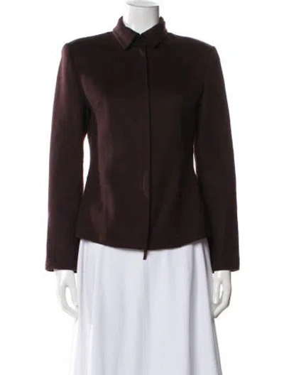 Pre-owned Agnona Cashmere Evening Jacket In Brown