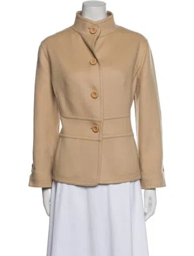 Pre-owned Agnona Cashmere Jacket In Neutral