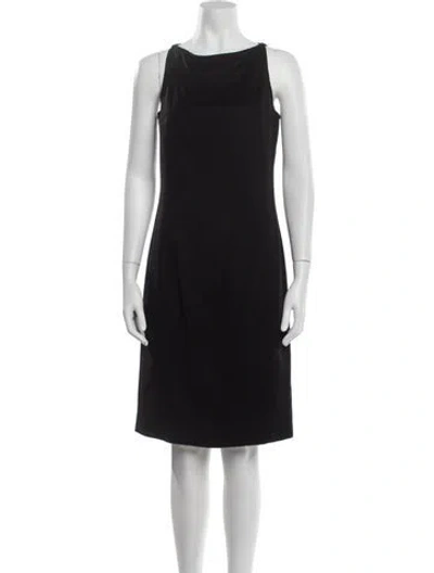 Pre-owned Agnona Cashmere Knee-length Dress In Blue