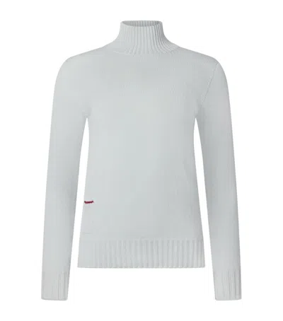 Agnona Cashmere Lipstick Sweater In Blue