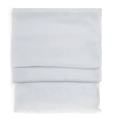 Agnona Cashmere Nuvola Scarf In White
