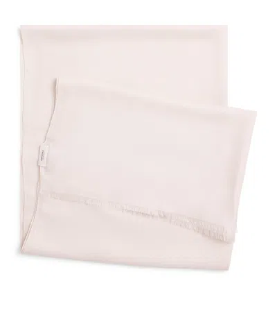 Agnona Cashmere Scarf In Beige