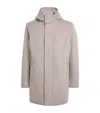 Agnona Cashmere Stormlight Parka Coat In Pink