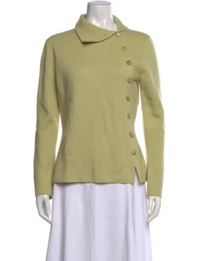 Pre-owned Agnona Cashmere Sweater In Yellow