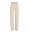 Agnona Cashmere-wool Tessa Trousers In Neutral