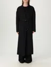 Agnona Coat  Woman Color Black In Black