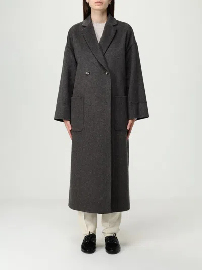 AGNONA COAT AGNONA WOMAN COLOR BROWN,434971032