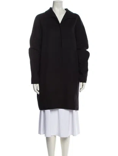 Pre-owned Agnona Coat In Black
