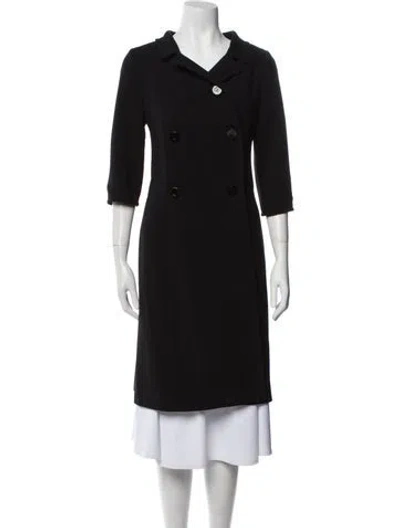 Pre-owned Agnona Coat In Black