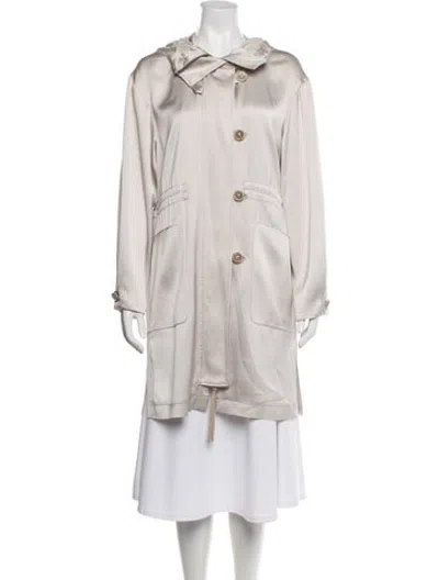 Pre-owned Agnona Coat In Neutrals