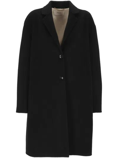Agnona Coats In Black