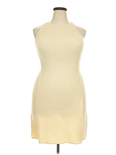 Pre-owned Agnona Cocktail Dress In Yellow