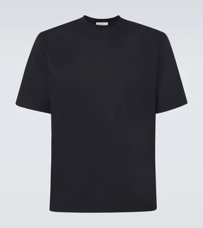 Agnona Cotton Jersey T-shirt In Black