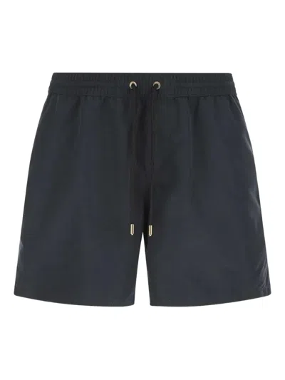 AGNONA DRAWSTRING-POCKET SWIM SHORTS