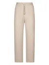 Agnona Drawstring-waist Trousers In Neutral