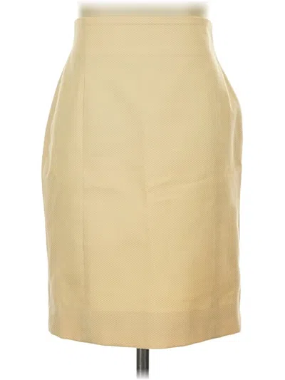 Pre-owned Agnona Formal Skirt In Ivory