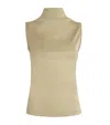 AGNONA HIGH-NECK TANK TOP