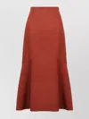 Agnona High Waist Flared Midi Skirt