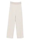 Agnona Hose Elastic-waistband Trousers In Multi