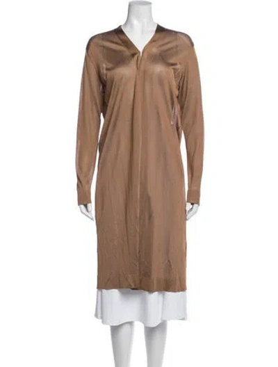 Pre-owned Agnona Jacket In Brown