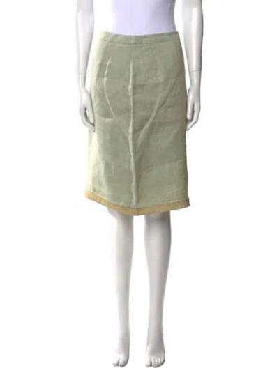 Pre-owned Agnona Knee-length Skirt In Green