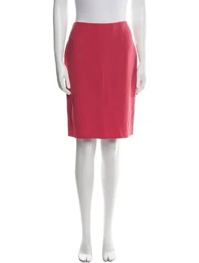 Pre-owned Agnona Knee-length Skirt In Pink