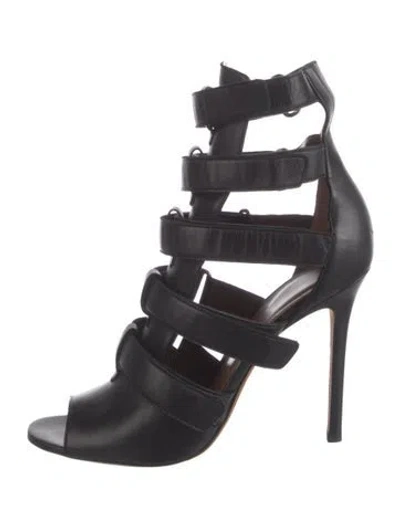 Pre-owned Agnona Leather Pumps In Black