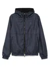 Agnona Linen-blend Hooded Jacket
