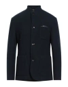 Agnona Man Blazer Navy Size 40 Wool, Cashmere In Black