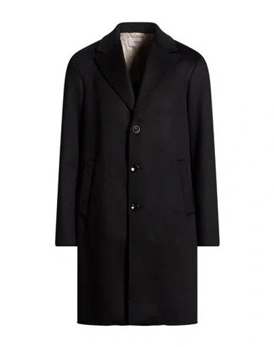 Agnona Man Coat Black Size 40 Cashmere