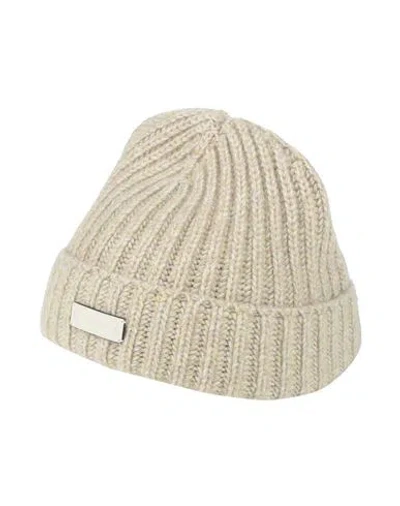 Agnona Man Hat Beige Size Onesize Cashmere In Nude