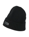 Agnona Man Hat Black Size Onesize Cashmere In Black