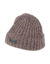 Agnona Man Hat Chocolate Brown Size Onesize Cashmere