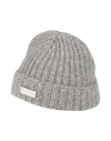 Agnona Man Hat Grey Size Onesize Cashmere In Gray