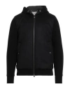Agnona Man Jacket Black Size 42 Silk, Cashmere, Calfskin