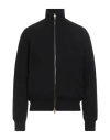 Agnona Man Jacket Black Size M Cashmere, Brass In Black