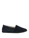 Agnona Man Loafers Midnight Blue Size 9 Leather