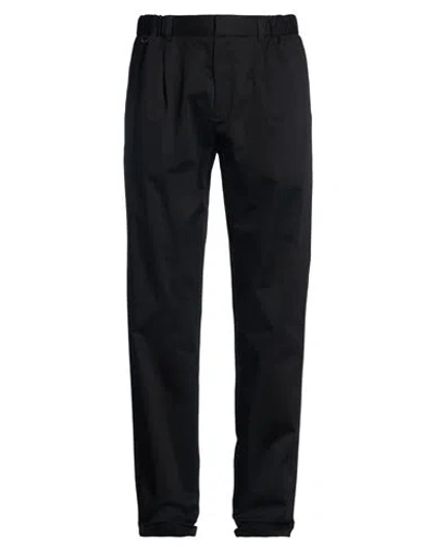 Agnona Man Pants Black Size 40 Cotton, Elastane