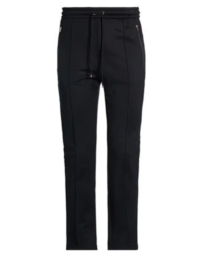 Agnona Man Pants Black Size Xl Cotton, Silk