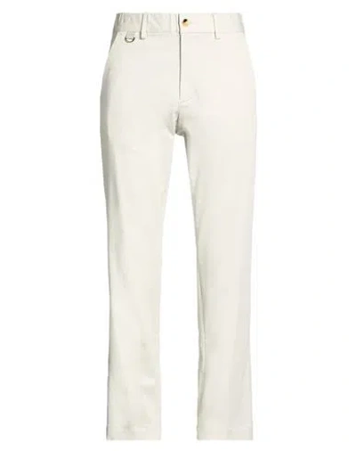 Agnona Man Pants Light Grey Size 32 Cotton, Elastane