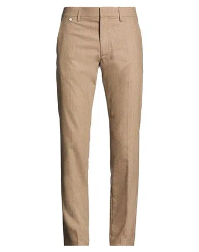 Agnona Man Pants Sand Size 30 Wool, Cashmere, Elastane In Beige