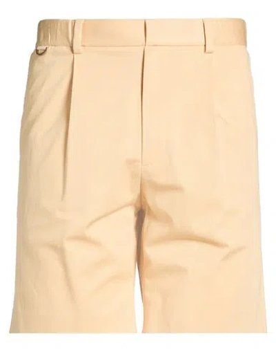 Agnona Man Shorts & Bermuda Shorts Apricot Size 32 Cotton, Elastane In Neutral