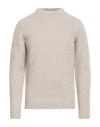 Agnona Man Sweater Beige Size L Cashmere, Wool In Neutral