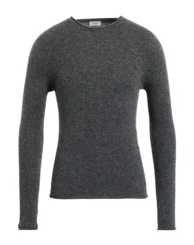 Agnona Man Sweater Grey Size S Cashmere, Silk, Polyester, Metal In Gray