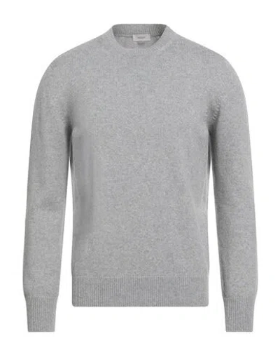 Agnona Man Sweater Grey Size Xl Cashmere, Metal In Gray