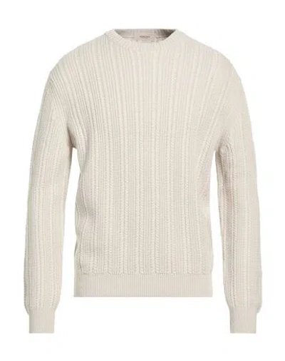 Agnona Man Sweater Light Grey Size M Cashmere, Linen In Gray