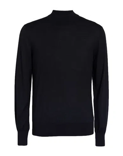 Agnona Man Sweater Midnight Blue Size Xl Cashmere, Wool, Silk