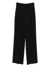 Agnona Pleat-detail Tailored Trousers In Black
