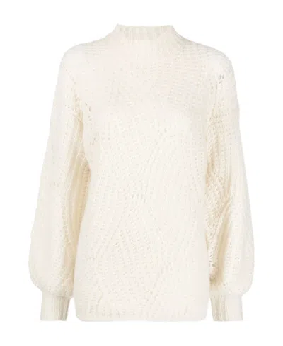 AGNONA RIBBED-KNIT JUMPER