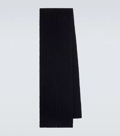 Agnona Ribbed-knit Cashmere Scarf In B92